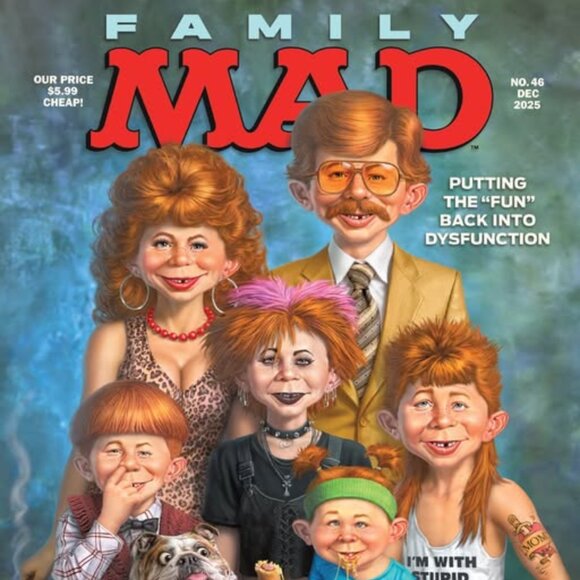 MAD MAGAZINE DEC 2025 RARE #46 FAMILY ISSUE SATIRE COLLECTIBLE USA HUMOR HISTORY - Picture 1 of 1